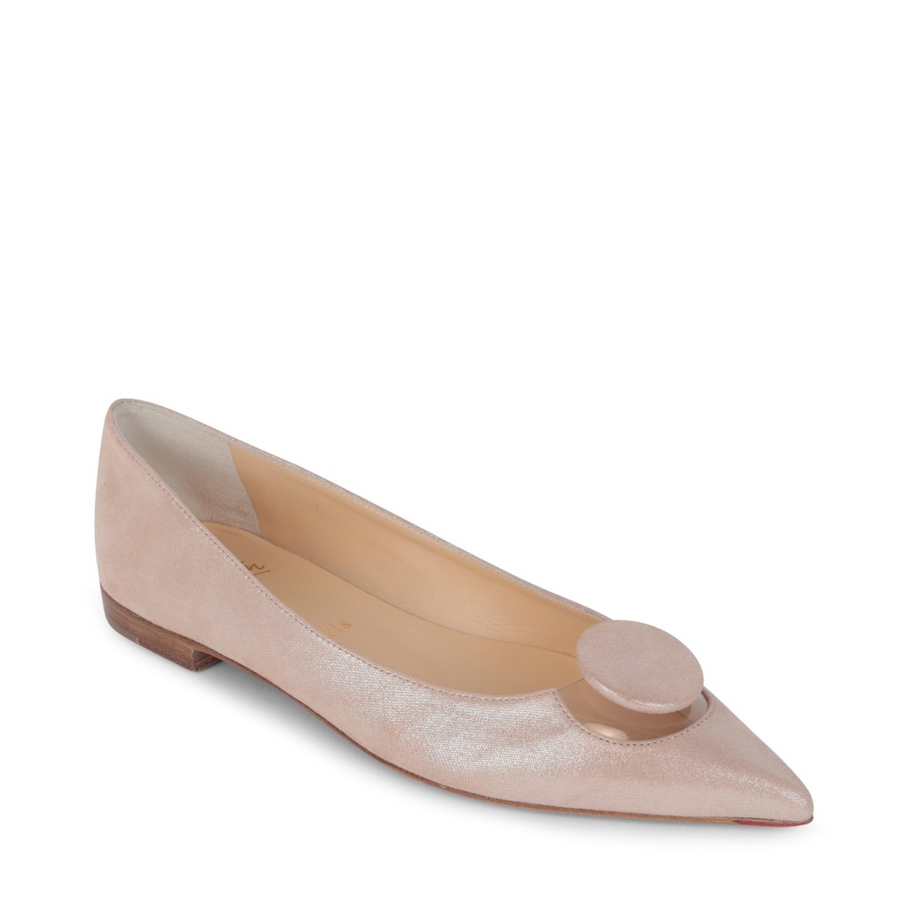 NIB CHRISTIAN LOUBOUTIN Moon Suede Flat, 36